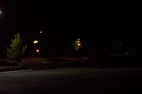 parking lot at night
